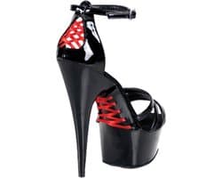 Pleaser - DELIGHT662 Sandaal met enkelband - US 13 - 44 Shoes - Zwart