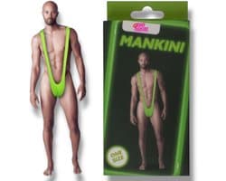 Mankini Groen – One Size | Hilarisch & Sexy Kostuum