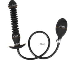 Opblaasbare buttplug Thrusting