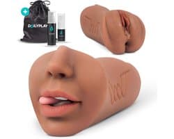 DailyPlay Pocket Pussy voor Man - 3 in 1 – Blowjob Masturbator met Billen en Kunst Vagina – Sex Toys Mannen en Koppels – Nep Kut