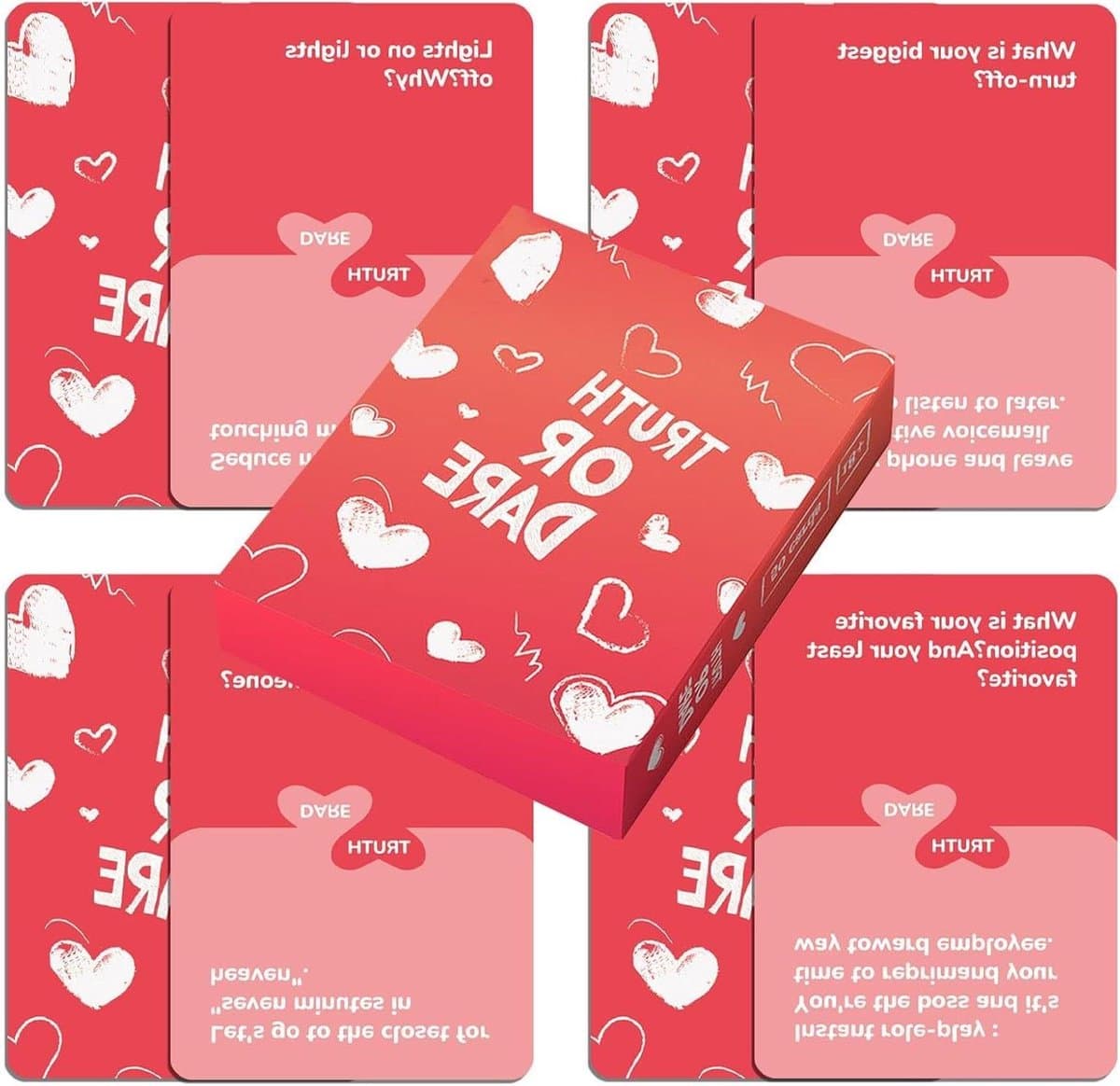 Conversatiekaarten voor Paren - Relatiekaarten Date Night - Verdieping Relatie - 50 Ontworpen Kaarten - 64 x 89 cm — afbeelding 1