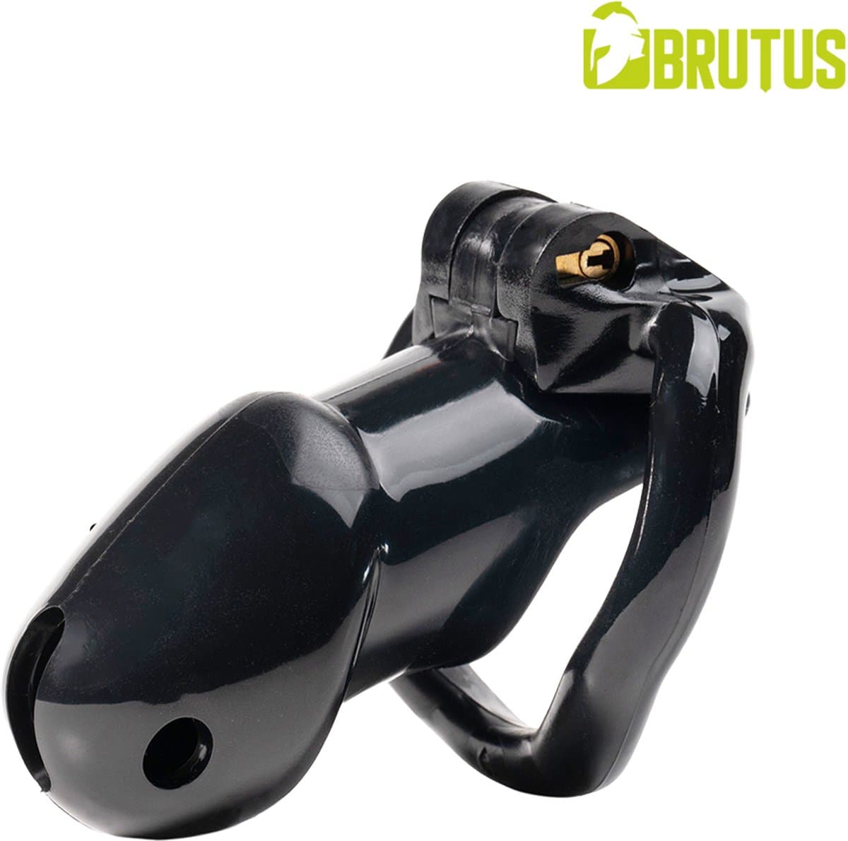 Brutus - Ergo - Chastity Cage Black - Ergonomisch - Stealth slot — afbeelding 1