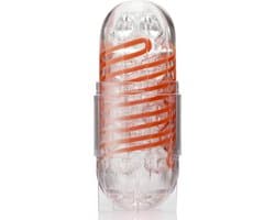Tenga - Spinner 02 Hexa Masturbator - Transparant/Oranje