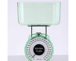 Mechanische Keukenweegschaal 1kg Capaciteit Compacte Bakschaal voor Koken en Bakken (Willekeurige Kleur)