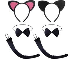 2 Sets Van Kat Accessoire Sets, Leuke En Zachte Vormen, Rollenspel Accessoires Voor Kinderen, Accessoires Voor Verken Voor Kerstfeesten.