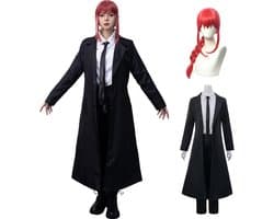 Fiamll Chainsaw Man Chainsaw Cosplay Costume Makima Cosplay with Wig Complete Set Chainsaw Man Cosplay Uniform Outfit - ShopVlot
