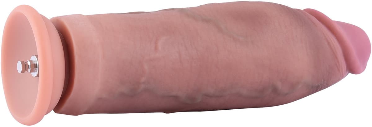 Hismith XXL Dikke Dildo 28 cm – Realistische Dildo Ø 7 cm met KlicLok – Beige — afbeelding 1
