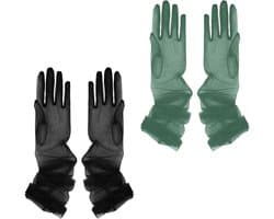 Handschoenen, transparante nethandschoenen, kledinghandschoenen, kledinghandschoenen, kledingaccessoires, 2 paar