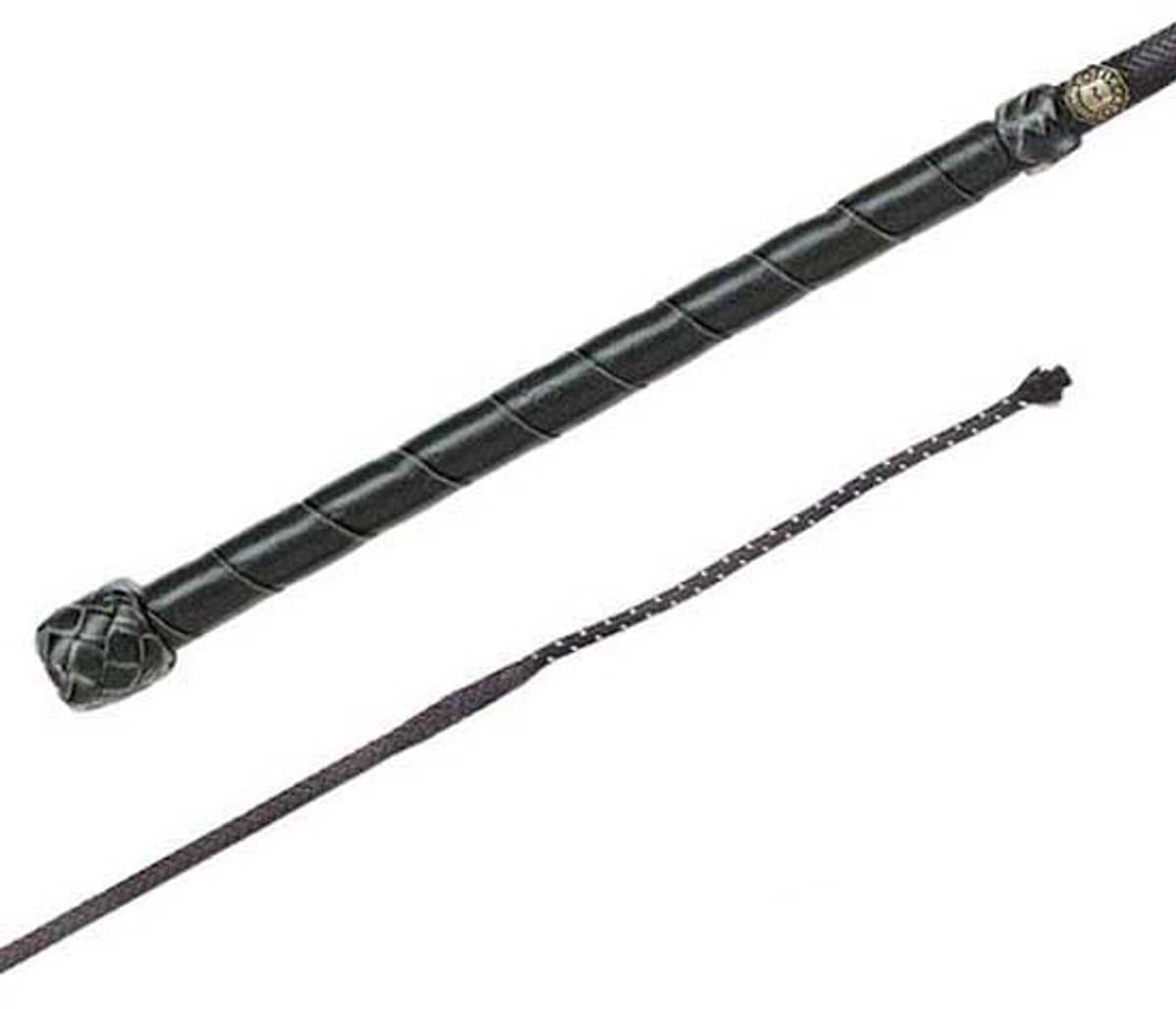 Fleck Professional 03041 Fine Leather Dressuur Rijzweep Zwart 120 cm — afbeelding 1