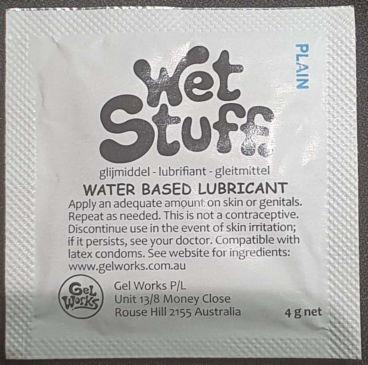 Wet Stuff Classic 1 Sachet 4 gram — afbeelding 1
