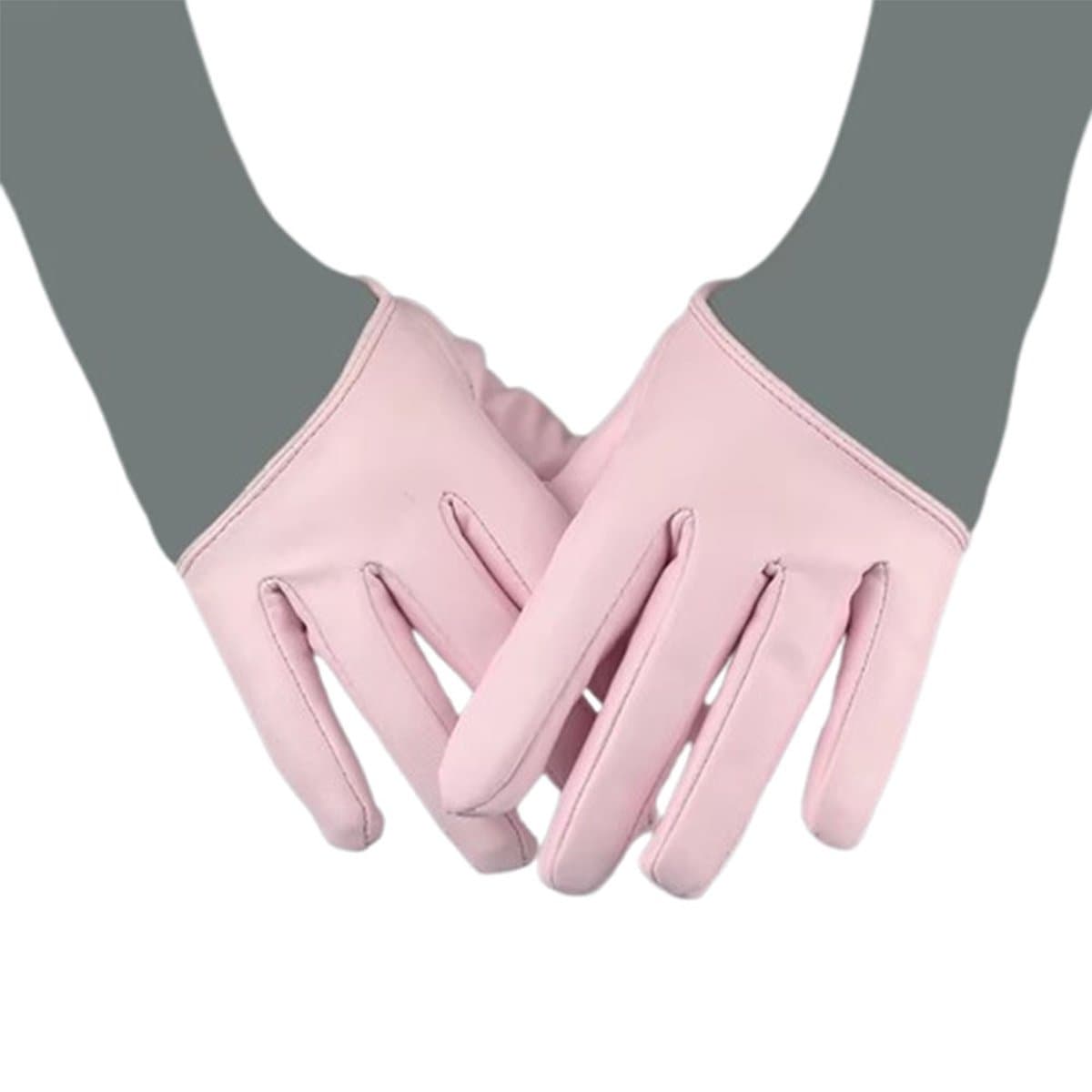 Sexy PU Lederen Handschoen - Roze - Lingerie - Handschoenen — afbeelding 1