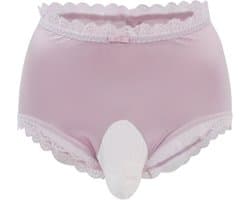 Sexy Heren Ondergoed Pouch Slips van Kant en Satijn - Comfortabele String