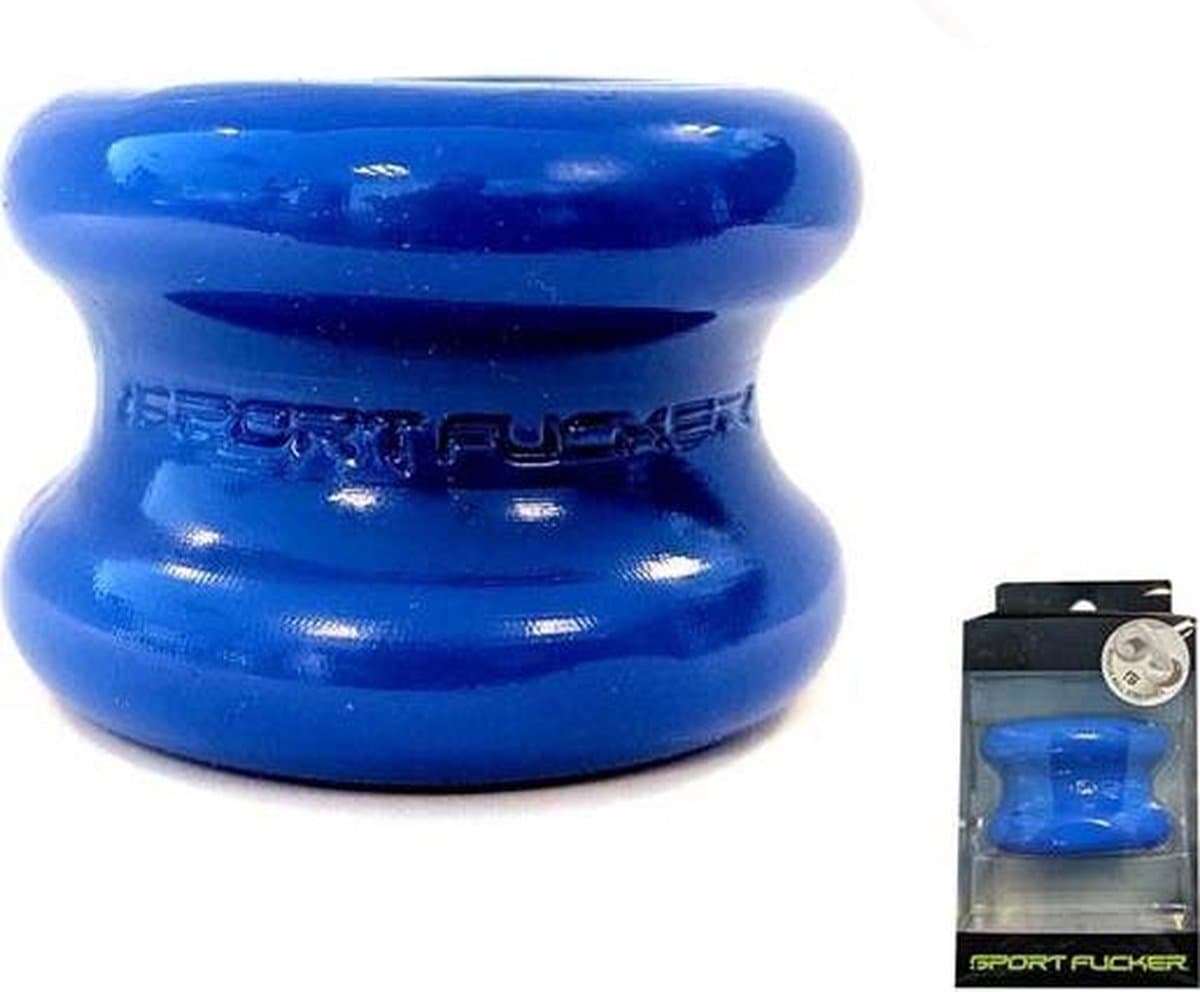 Sport Fucker - Muscle - Ball Stretcher - TPE - Blauw — afbeelding 1
