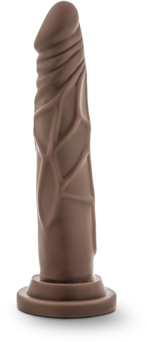 Dr. Skin - Realistische Dildo Met Zuignap 19 cm - Chocolate — afbeelding 1