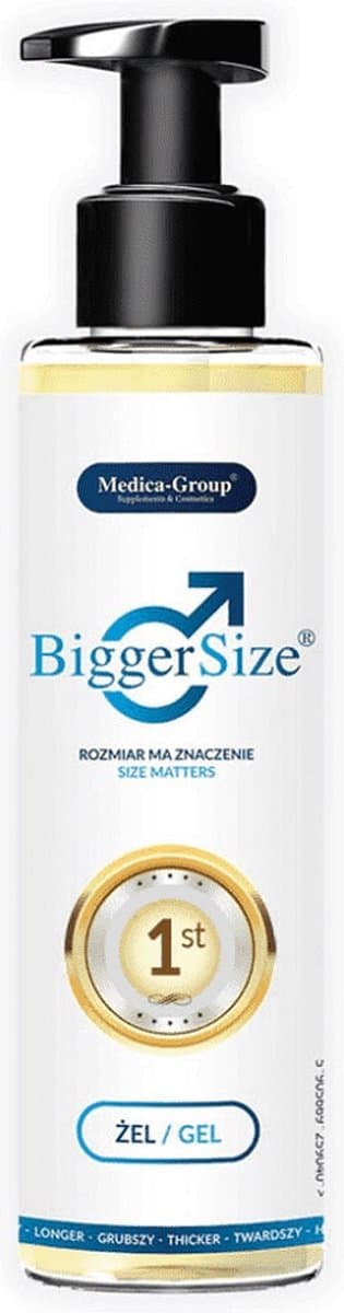 BiggerSize intieme gel voor mannen voor penisvergroting en -verdikking 150ml — afbeelding 1