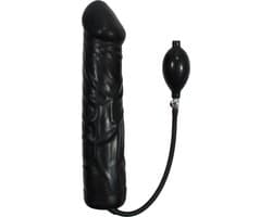 You2Toys Opblaadbare Giant Latex Dildo - Zwart