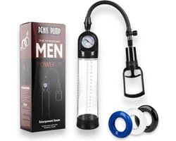 Men Penispomp - Cockring - Penispomp Met Penisring - Sex toys voor mannen - Penis Extender -Erectiepomp met penisringen