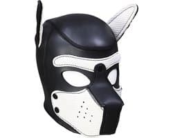 Banoch - Lindo Perrito Blanco Neoprene - honden masker puppy play wit neopreen