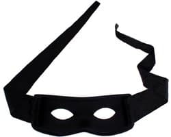 Zwart Oogmasker - Dief masker - Feestelijke Aankleding - Uniseks Volwassen - Niet gespecificeerd - Zwart