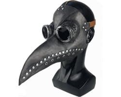 Middeleeuws Pest Dokter Masker met Lange Snavel voor Carnavalsfeesten