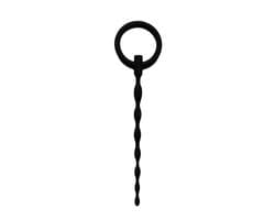 EasyToys - Sinner Gear - Zachte Siliconen Dilator - Sex Toys voor Mannen - Zwart