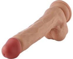 Dildo 3XLR voor Auxfun Basic Seksmachine Beige 24 cm — afbeelding 1