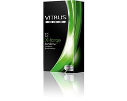 Vitalis Condooms, Onzichtbaar & Intens, Ideal Pasvorm, Uitstekend materiaal, Extra Large, 12 stuks