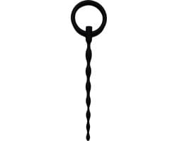 EasyToys - Sinner Gear - Zachte Siliconen Dilator - Sex Toys voor Mannen - Zwart