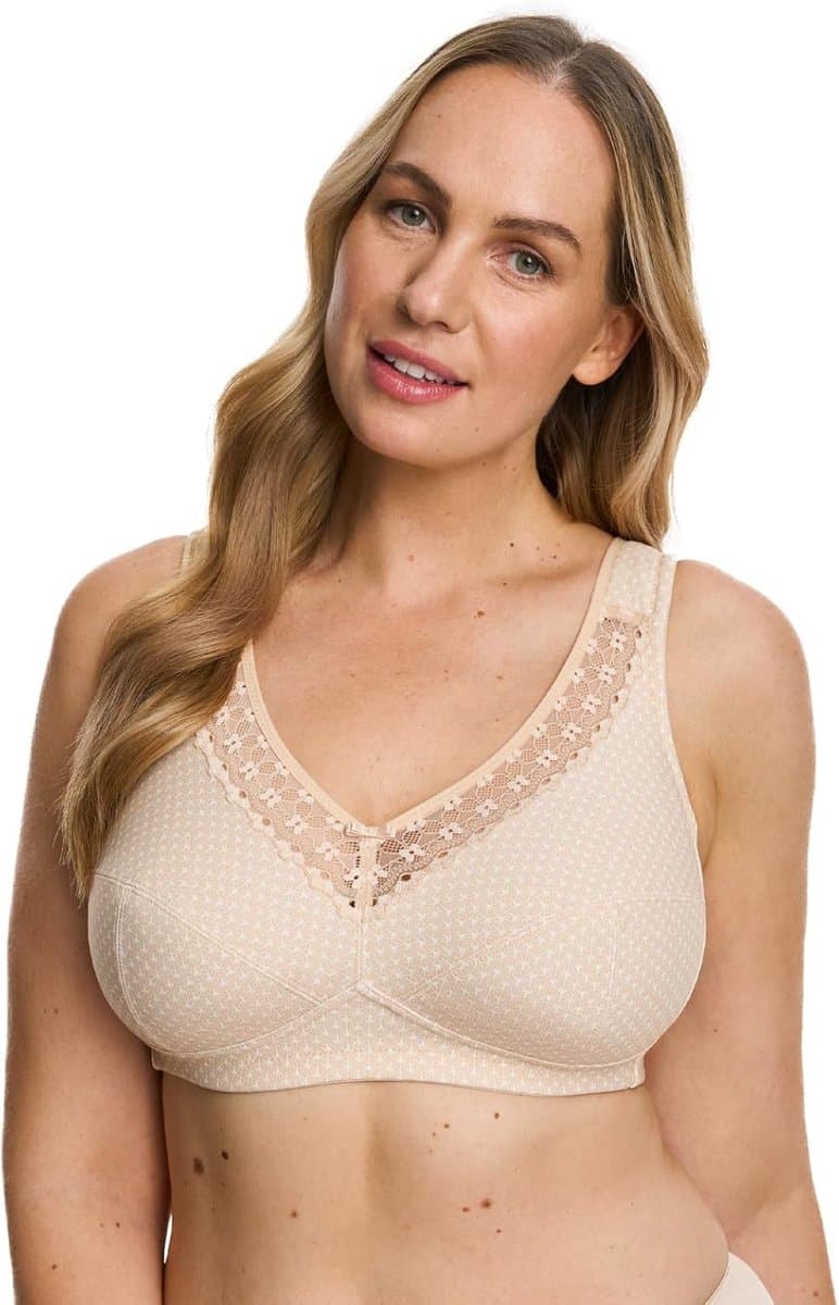 Voorgevormde BH zonder beugel met kanten Details - Comfortabele Dames Bh — afbeelding 1