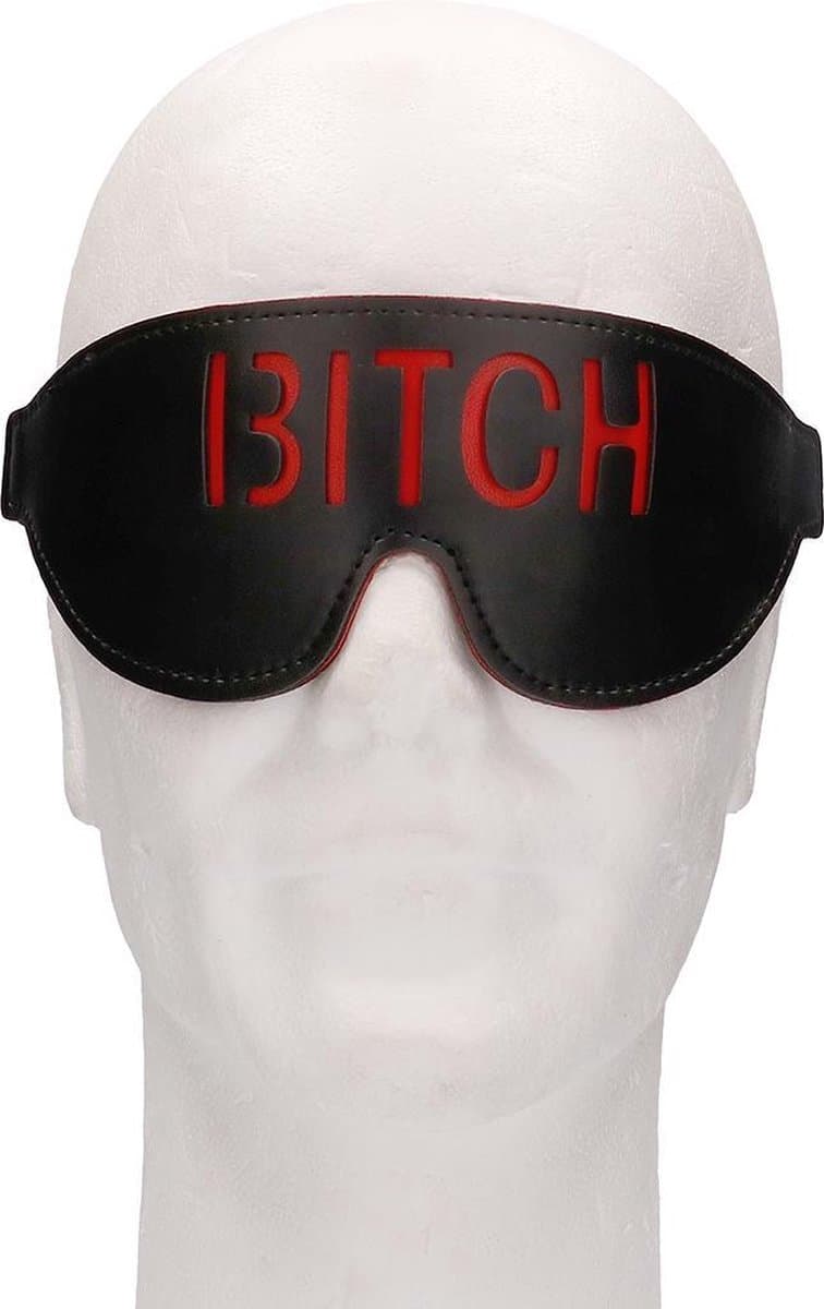 Ouch! Blindfold - BITCH - Black — afbeelding 1
