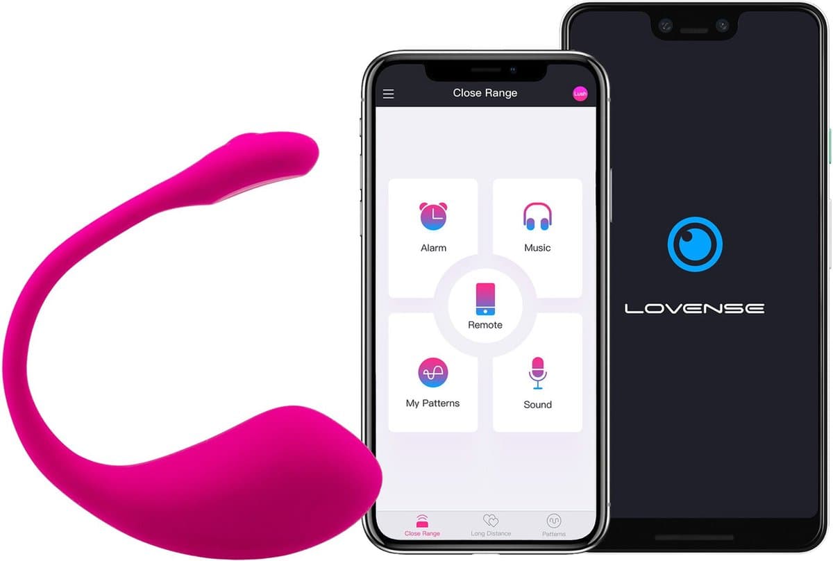 Lovense - Lush 2.0 - Draagbare Vibrator - Vibrerend Ei - Appgestuurd Luxe Vibratie Eitje - Sex Toys voor Vrouwen - Vibrators voor Vrouwen - Sex Toys voor Koppels - Roze — afbeelding 1