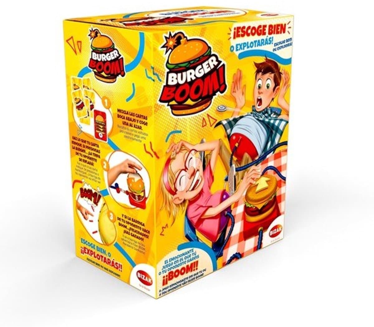 Grappig Exploderend Hamburgerspel voor het Hele Gezin - Slim Spelletje met Kaarten — afbeelding 1