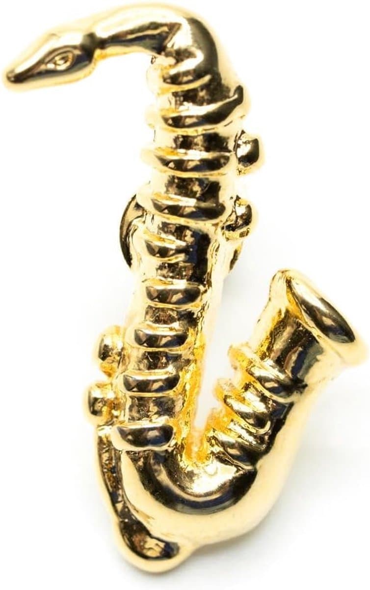 Saxofoon broche pin aansteker saxofon sax orkester Jazz Gold Mini — afbeelding 1