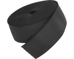 Elastiek voor Naaien - Tailleband Elastiek Band, 38 mm, Zwart - Sterke Platte Elastische Band voor Kleding, 6 Meter - Ook voor Rokken, Broeken en Pyjama's - 4 cm