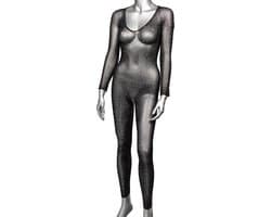 Crotchless Bodystocking Plus