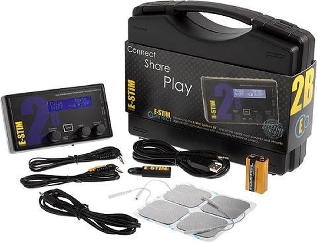 E-Stim Systems - Elektrosex Connect Pack 2B Kit - Electro Powerbox met accessoire-set — afbeelding 1