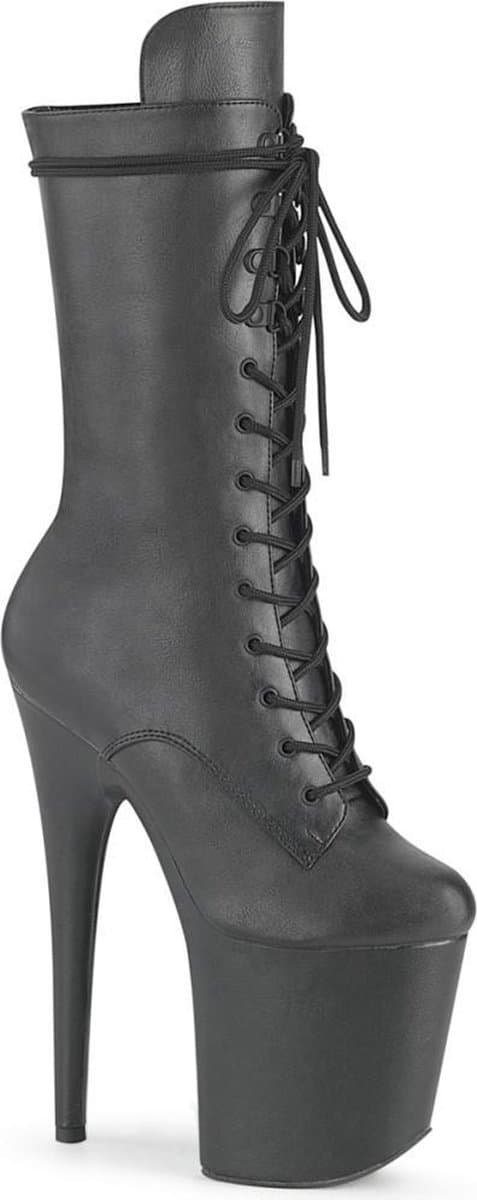 Pleaser - FLAMINGO-1050WR Plateau Laarzen - Paaldans schoenen - 42 shoes - Zwart — afbeelding 1