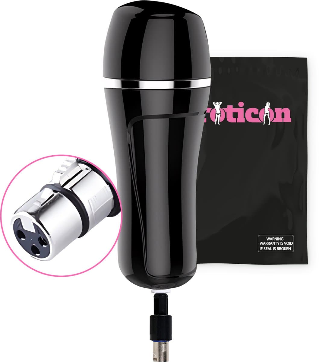Eroticon Pocket Pussy - Mick Jerker - Realistisch Masturbator - Opzetstuk voor Sex Machine - Accessoire - 3XLR opzetstuk — afbeelding 1