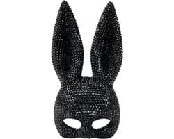 Bunny masker - sexy masker - glinsterende stenen - luxe masker - verleiding