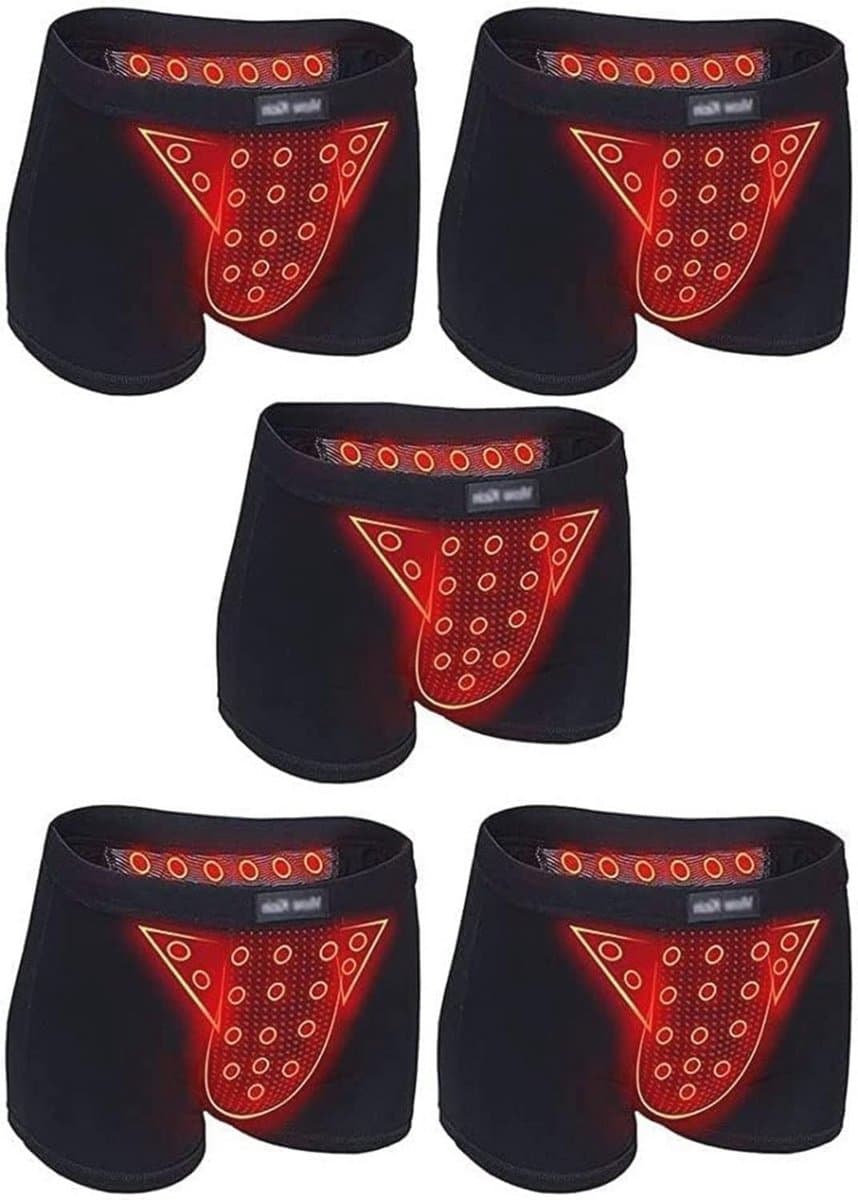 Magnetische Therapie Boxershorts voor Heren - 5-Pack Ademend Ondergoed — afbeelding 1