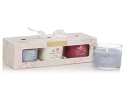 Cadeau Geschenkset met 3 Geurende Votiefkaarsen | Sakura Blossom Festival Collectie