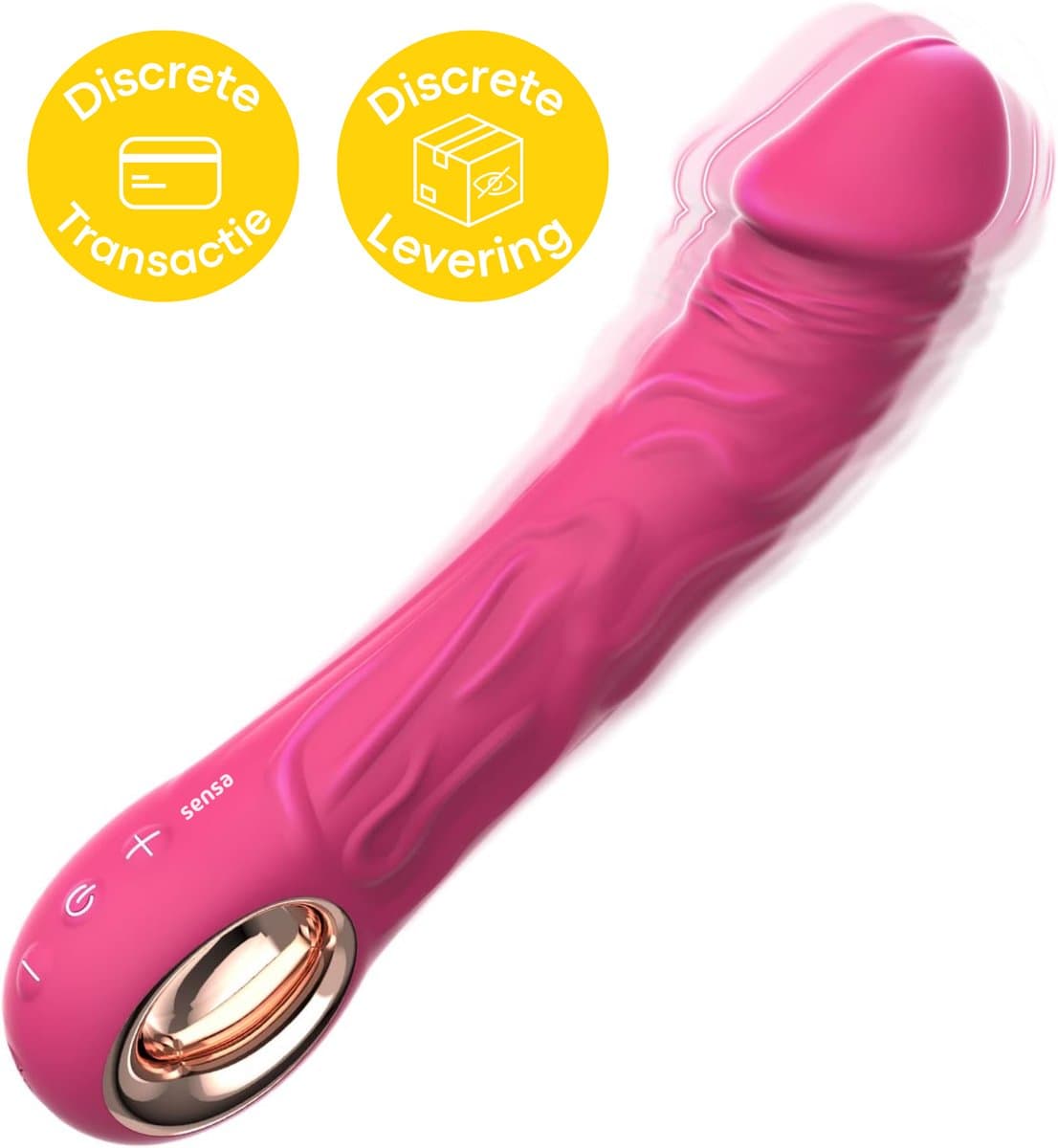 Sensa Vibrator - G Spot & Clitoris Stimulator - Sex toys voor Vrouwen & Koppels - Seksspeeltjes - Dildo Vibrators - Roze — afbeelding 1