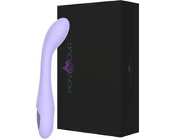 MontAmour Eve – Vibrator voor Vrouwen – G-Spot & Clitoris Stimulator – 10 Vibratiestanden – Oplaadbaar – Waterdicht – Siliconen – Sex Toys voor Vrouwen en koppels - Hygiene - Veilig - Lila - Paars - Massage