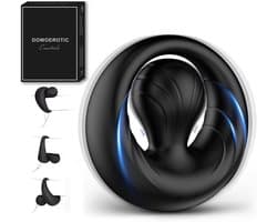 DOWO® - Vibrerende Cockring - met Flexibele Clitorisstimulator - Testikelstimulatie - Penisring - Cockring - 10 Vibratiestanden - Cock Ring Siliconen - Sex toys - Seksspeeltje voor Mannen & Vrouwen