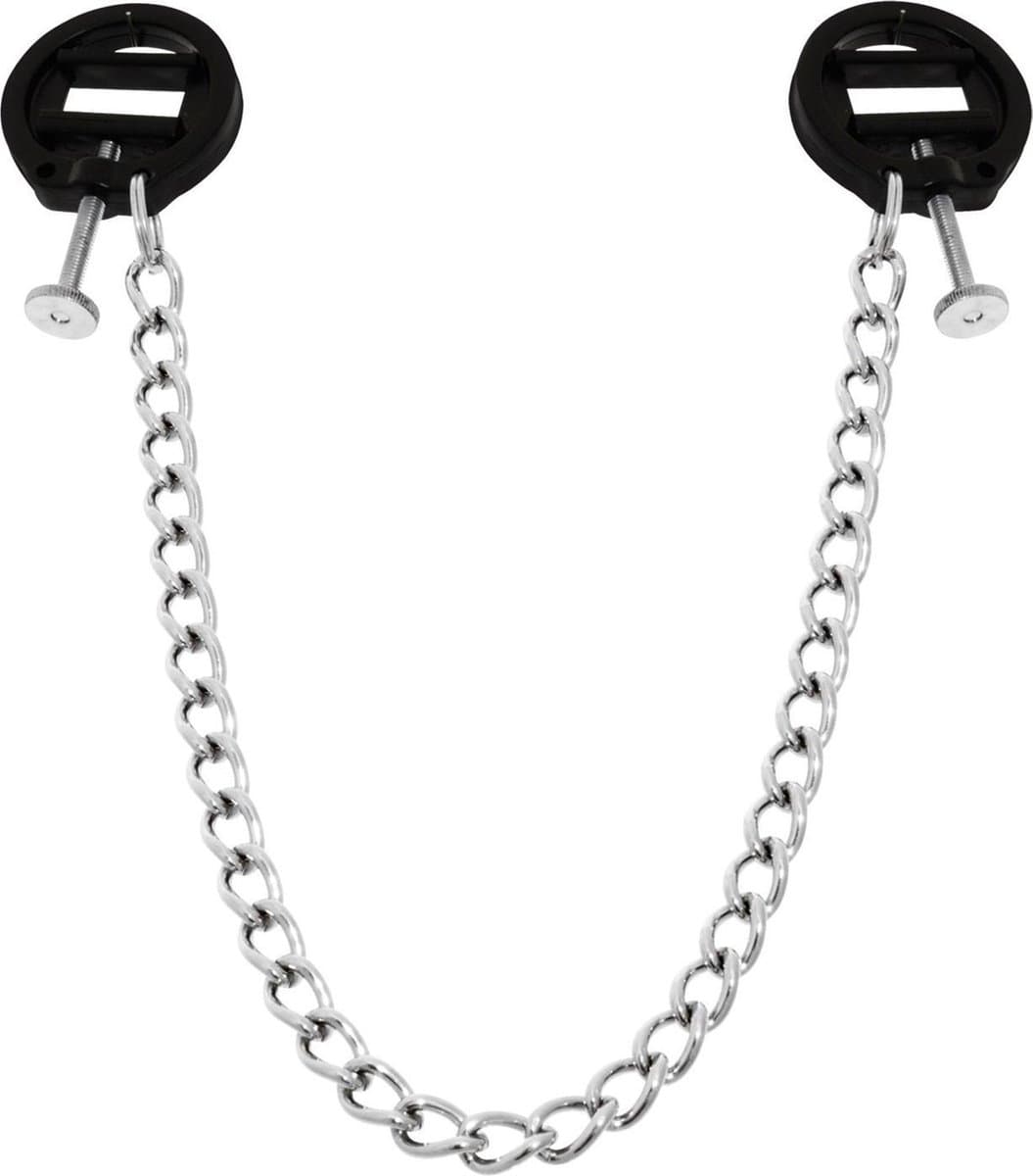 Tepelklemmen met Draaischroeven Brede Variant - zwart — afbeelding 1