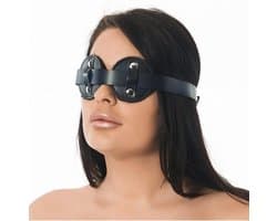 Rimba - Blinddoek - Leren Masker Met Bont Aan Binnenzijde