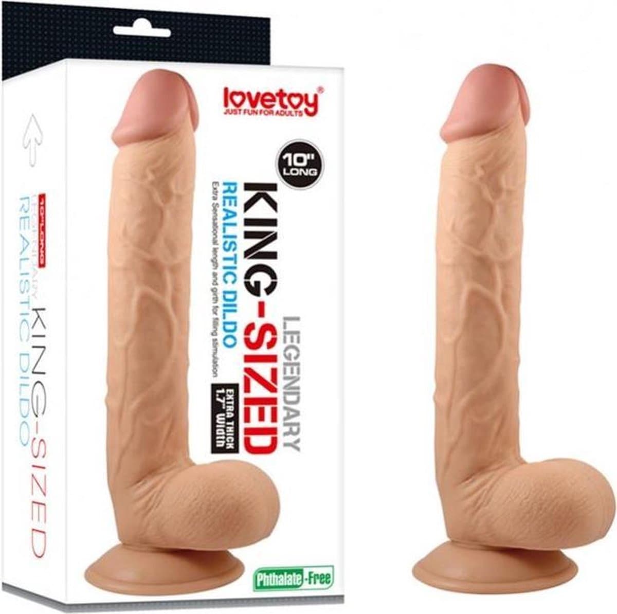 Lovetoy Realistische King Size Dildo 25,5 cm — afbeelding 1