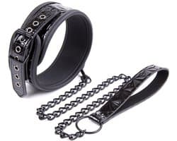 Smart Moves - Collar - Hoogglans Zwart - PU Leer