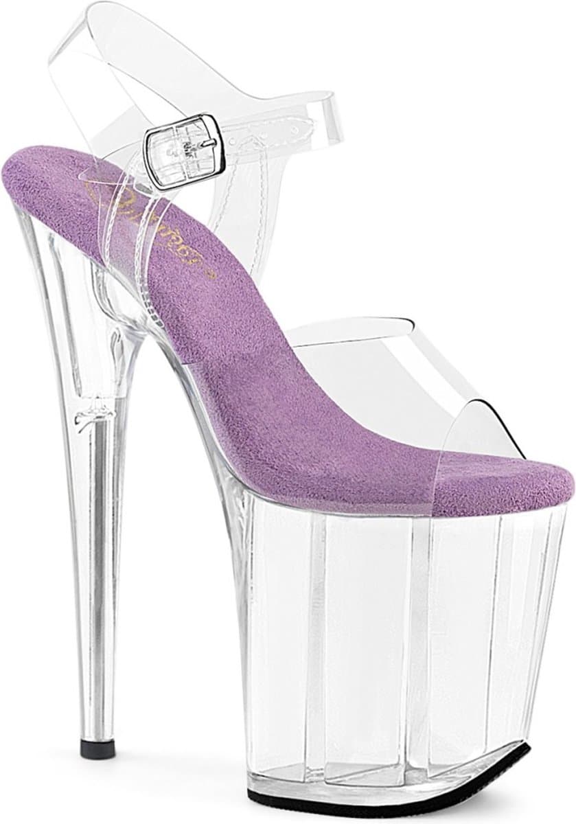 Pleaser - FLAMINGO808 Sandaal met enkelband, Paaldans schoenen - US 9 - 39 Shoes - Paars — afbeelding 1