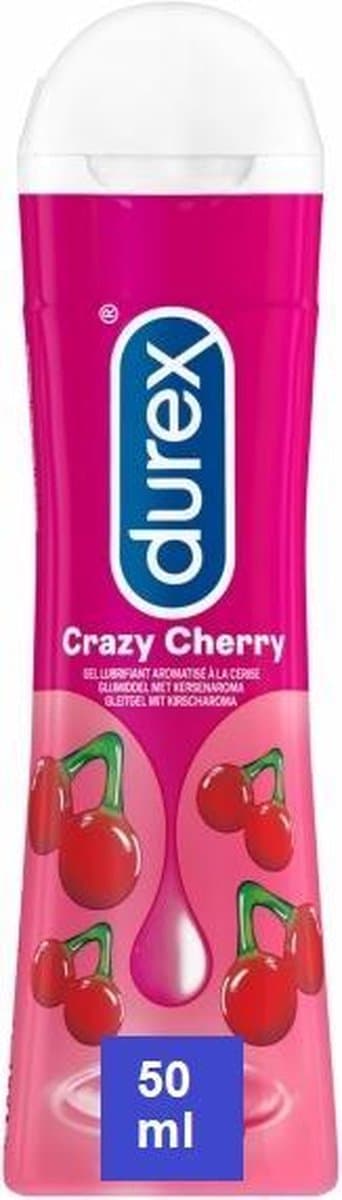 Durex Play Cheeky Cherry - Kers - Waterbasis Glijmiddel - 50 ml — afbeelding 1